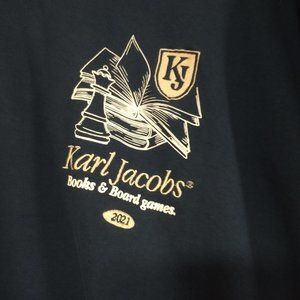 Karl Jacobs teal "staff only" hoodie, size 3xl